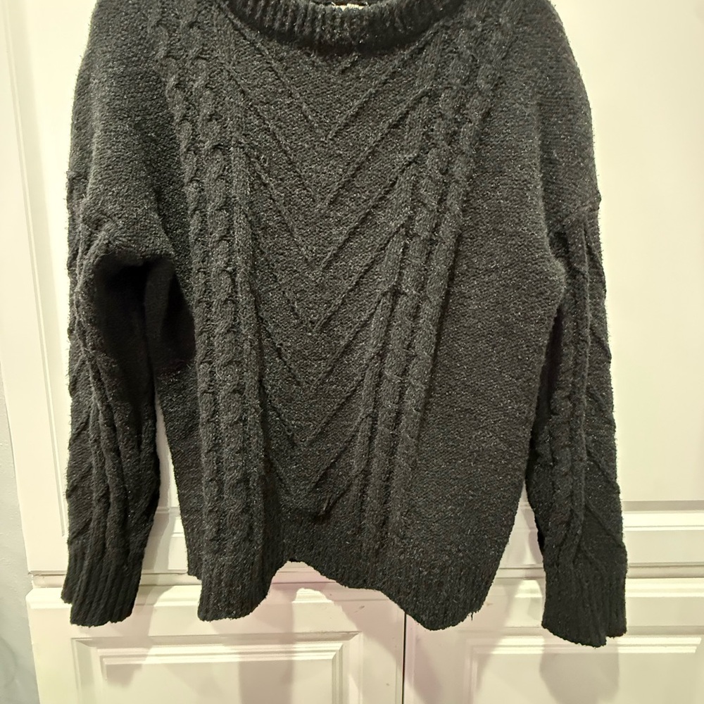 Maurices Black Textured Sweater